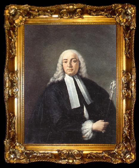 framed  Alessandro Longhi Portrait of a Prelate, ta009-2